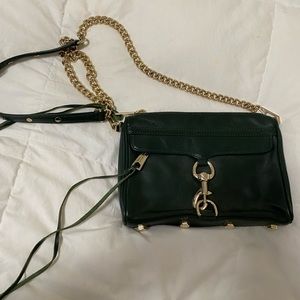 Rebecca Minkoff dark green mini m.a.c